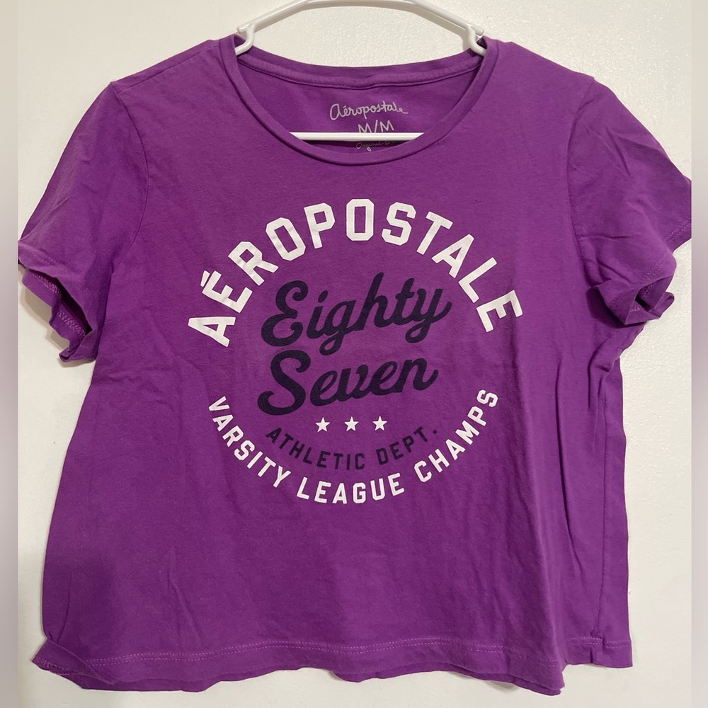 Aeropostale Womens croptop tee size M